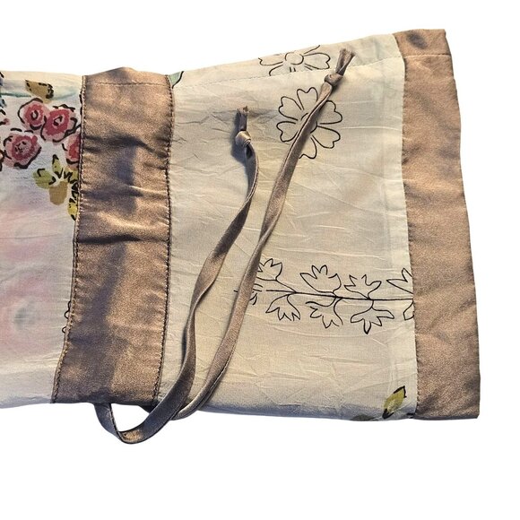 Floral Hooded Tunic Dress With Drawstring Waist & Sleeves - Picture 9 of 12